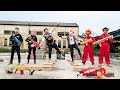 LTT Films : Silver Flash Nerf Guns Fight Crime Group Rocket Mask Prisoner Rescue Challenge