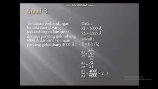 SOAL TEORI PLANCK DAN EFEK FOTOLISTRIK