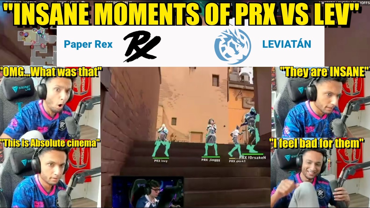 FNS react to INSANE MOMENTS OF PRX VS LEV | Valorant Masters London 2026 |