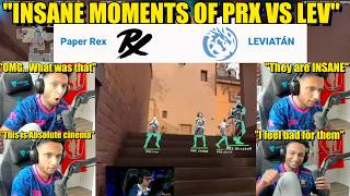 FNS react to INSANE MOMENTS OF PRX VS LEV | Valorant Mast...