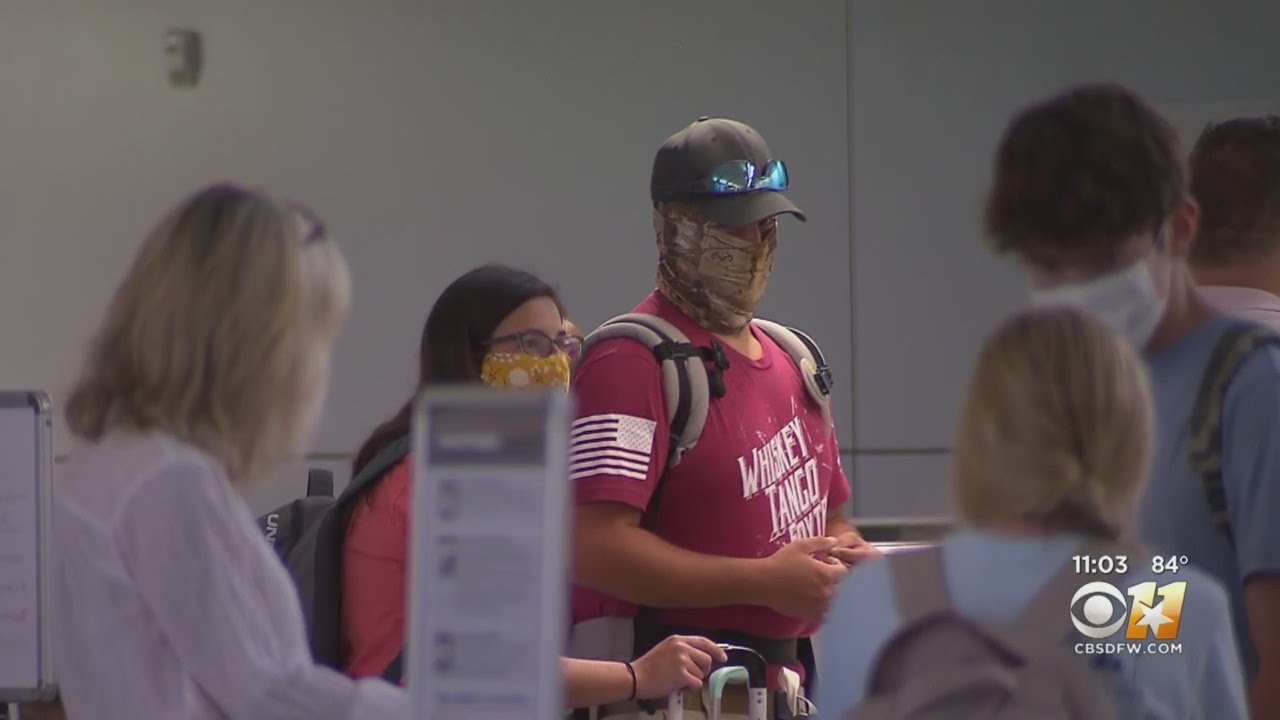 DFW Airport's Face Mask Requirement Begins Thursday YouTube