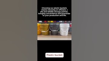 Choosing our plastic buckets means choosing an efficient, safe and reliable storage partner