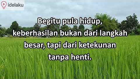 Langkah Kecil Yang Bermakna #motivasi #inspirasi #nasehat #katabijak