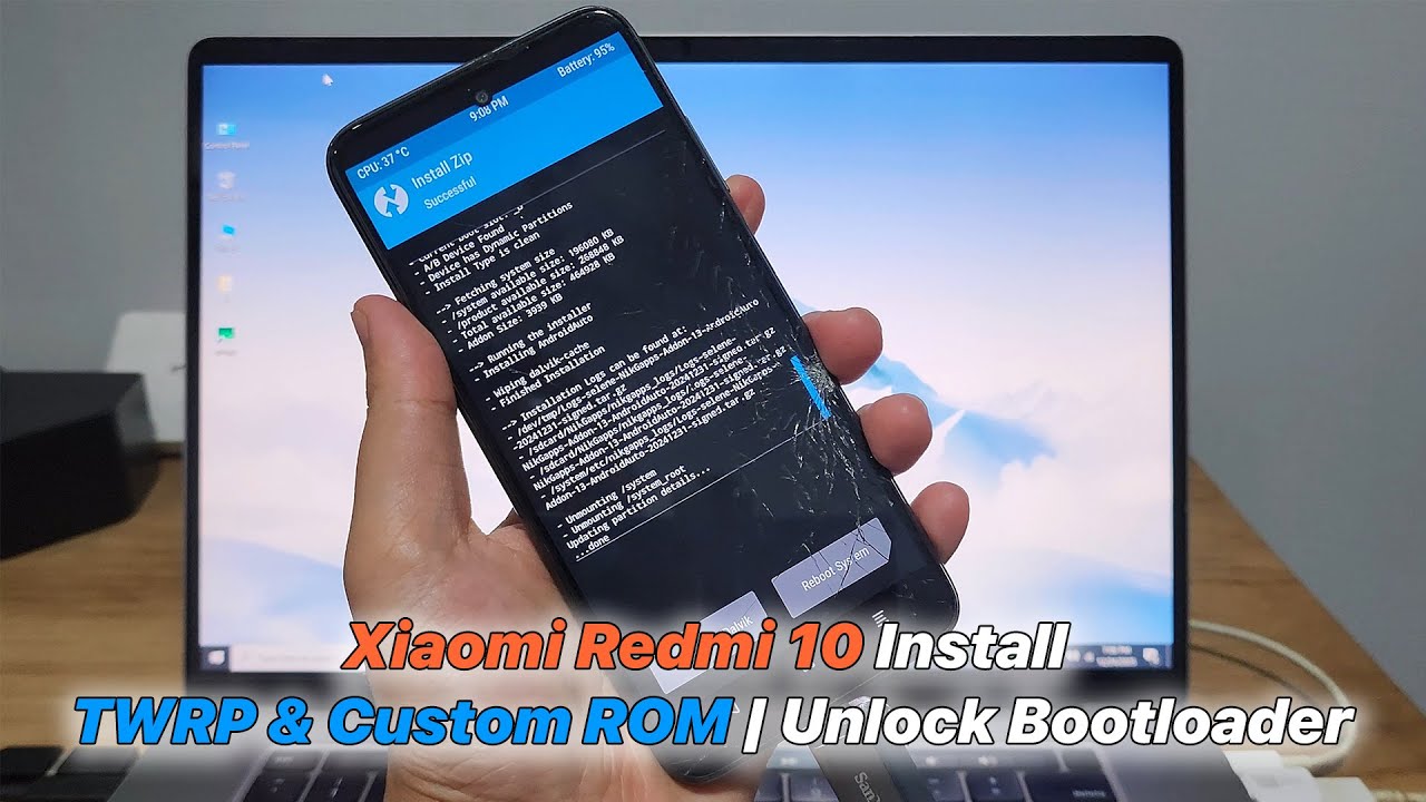Xiaomi Redmi 10 Install TWRP & Custom ROM | Unlock Bootloader