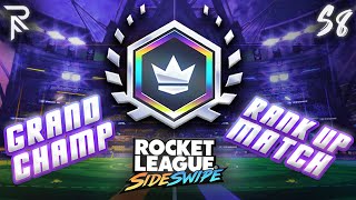 Grand Champion Rank-up Game in Rocket League Sideswipe Season 8 | 2v2 Gameplay