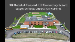 High-Precision 3D Animation of Pleasant Hill Elementary – Full Orbit View