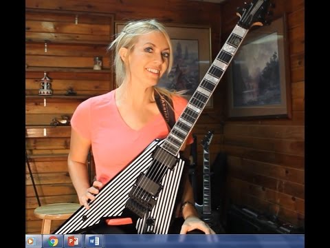 Emily Hastings Guitar Review of the Wylde Audio Viking with Floyd Rose Electric Guitar