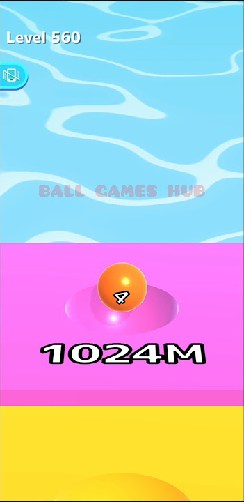 Tiny 4️⃣ Orange Ball Reached The Highest Tile Ever! 😱 | Ball Run Infinity Short 🧡🔥 #ballgameshub