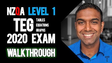 NCEA Level 1 Tables, Equations & Graphs 2020 - Worked Answers