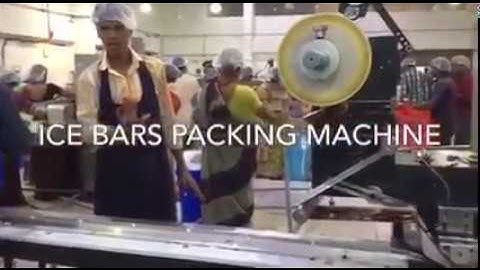 Flow wrap choco ice cream bar Packing Machine