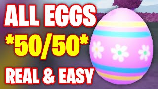 *REAL & DETAILED* ALL 50 EGGS LOCATION IN REALISTIC CAR DRIVING EGG HUNT! REALISTIC CAR DRIVING screenshot 1