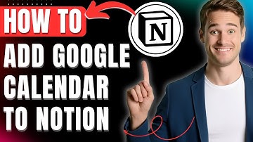 How to Add Google Calendar to Notion, Link, Import & Embed in Page, Dashboard Database Easily 2025