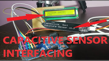 SOIL MOISTURE  CAPACITIVE SENSOR INTERFACING USING ARDUINO !!!  CAPACITIVE SOIL MOISTURE SENSOR