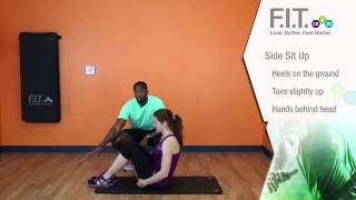 Forever F.I.T. Exercises - Side Sit Ups