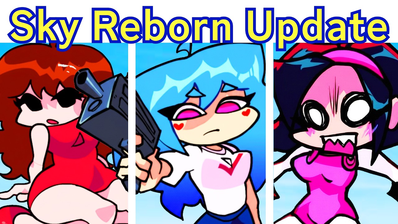 FNF Sky: REBORN NEW UPDATE! (Playable Sky, Sky Pico Mixes, Result Screens, Endings) THE SKY UPDATE