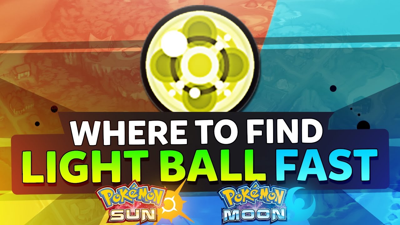 LIGHT BALL Location】 Pokemon Sun & Moon | Tapu Tutorials - YouTube