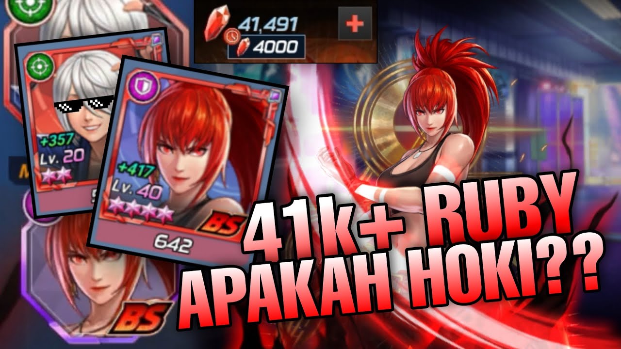 GACHA EX ANGEL & BS LEONA - KOF ALLSTAR