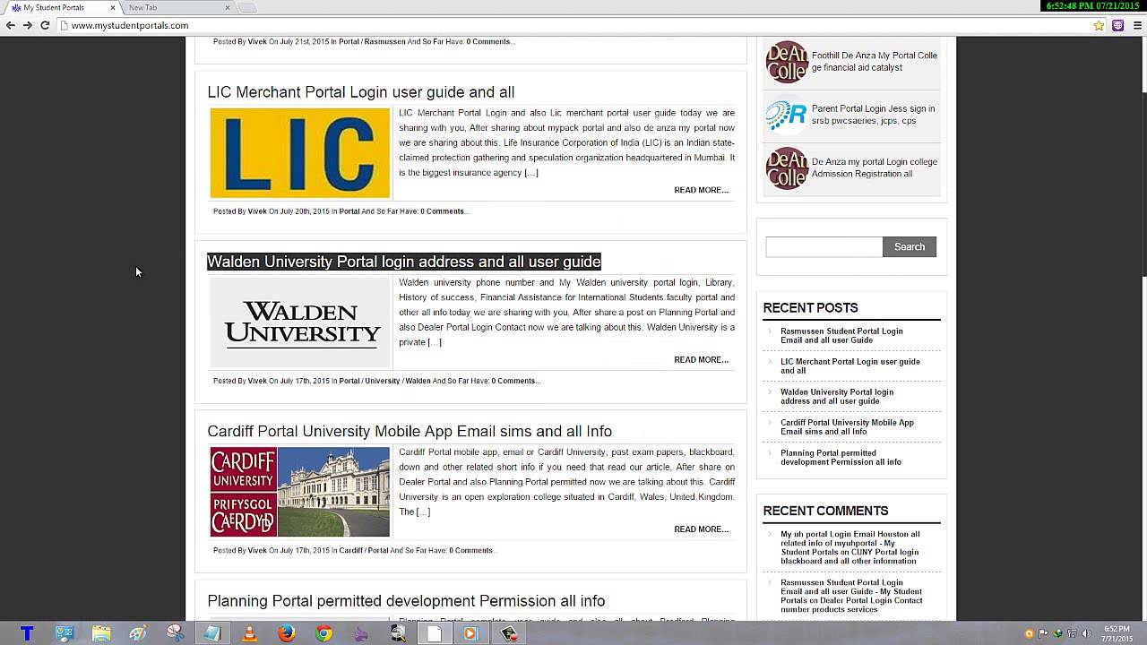 Walden University Portal Login Address And All User Guide YouTube