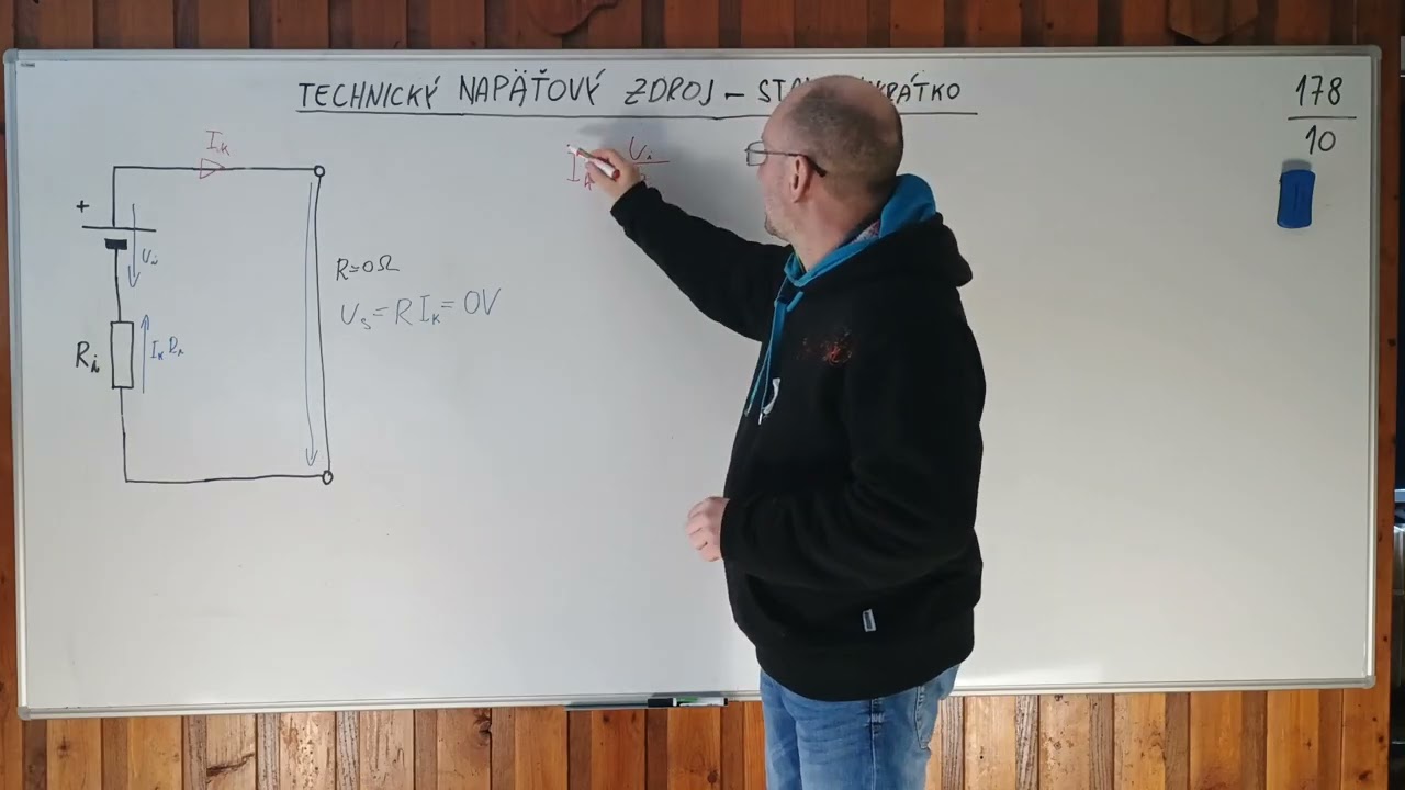 178. Napätový zdroj - zapojenie nakrátko 