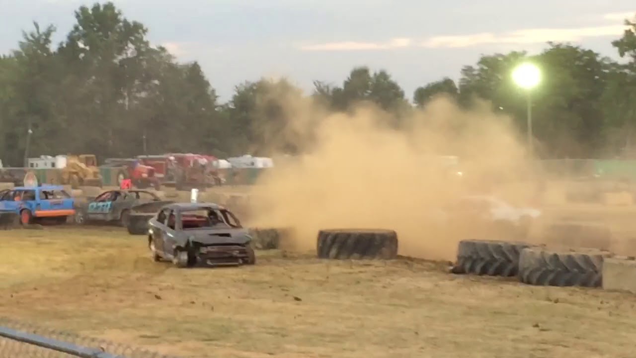 Lenawee County Fair Figure 8 Demo II 2018 YouTube