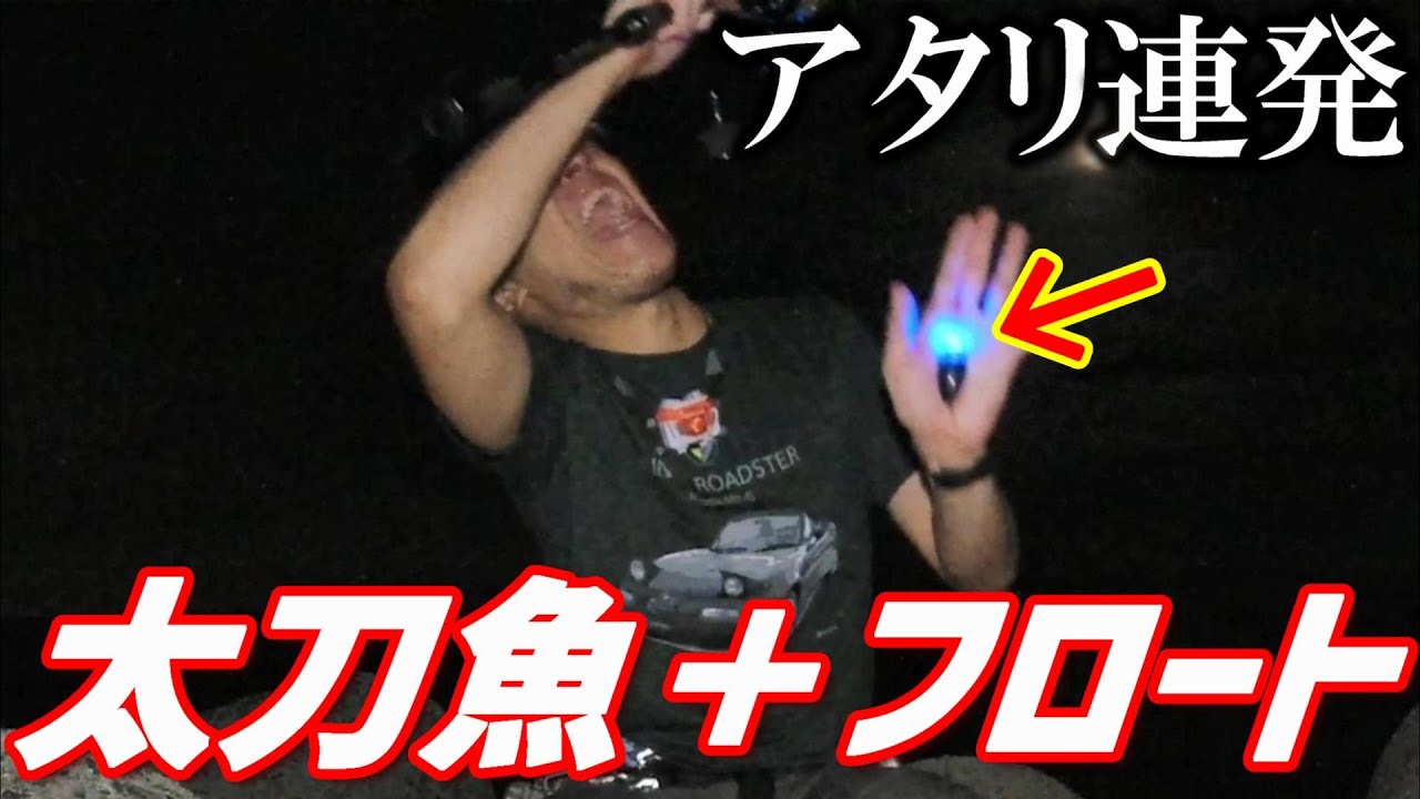 大阪湾の太刀魚開幕！アタリ連発仕掛けをやってみた結果【タチフロート】