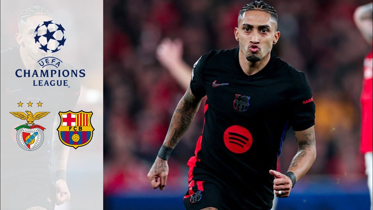 Benfica vs Barcelona | Champions League Highlights - YouTube