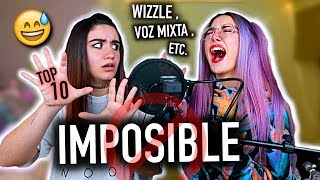 LAS 10 CANCIONES MÁS DIFÍCILES de CANTAR  *wizzle, voz mixta… | Carla Laubalo