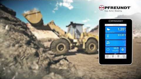 PFREUNDT Wheel Loader Scale