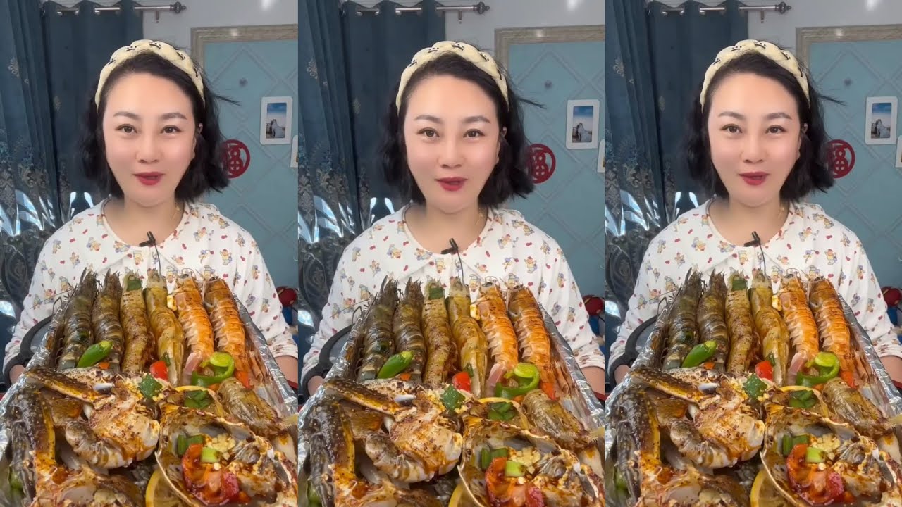 Yummy #350 Seafood 🦐, 🦪, 🐙🤤 🦐🦐. Shrimp  🦐 🦐 Oyster 🦪🦪 ...#mukbang #seafood #eatingshow 