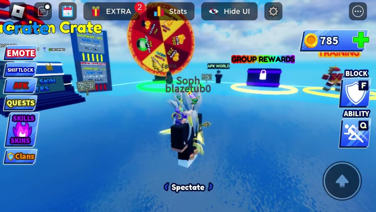 Blade ball but only using shadow step ability