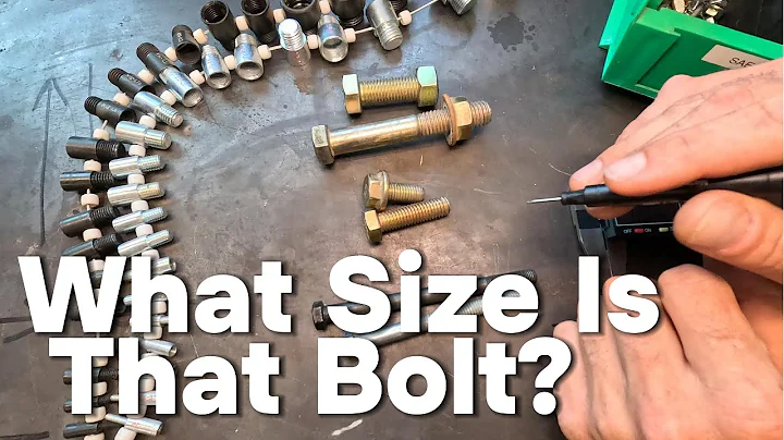 How to find bolt & nut size, metric or imperial.
