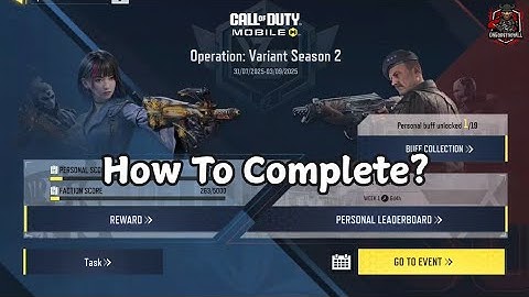 Operation Variant Season 2: How To Complete FASTER & Unlock The Free Rewards