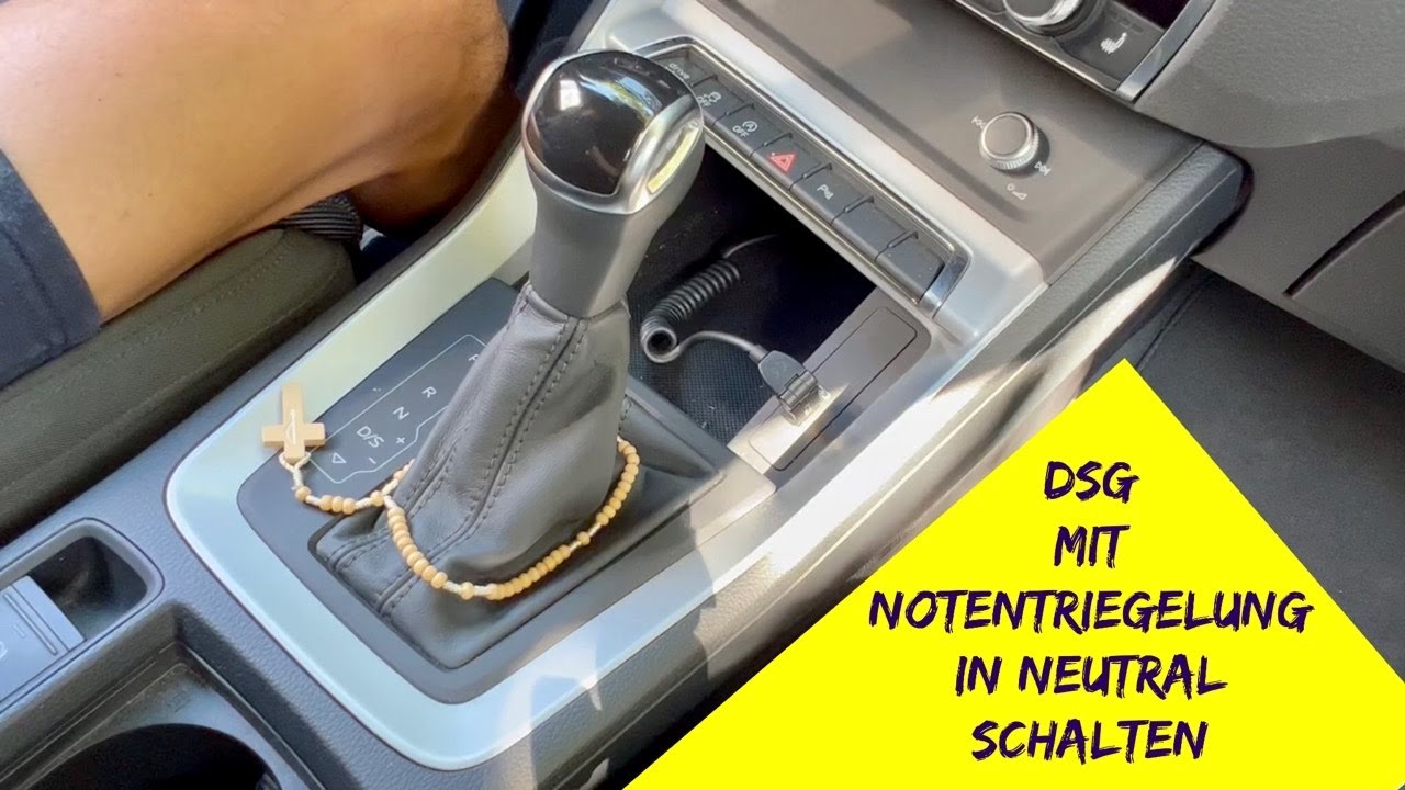Verstärker Schaltet Sich Ab Bei Hoher Lautstärke VW / Audi - DSG Getriebe durch notentriegeln in neutral schalten - YouTube