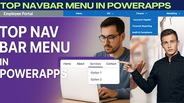 PowerApps Top Nav Bar Menu | Build a Professional Top Navigation Menu in PowerApps (with Submenus!)