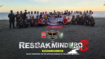 Resbak Mindoro 3 │ Task Force Mindoro │ Mindoro Oil Spill Relief Operations │ Alalayang Agila