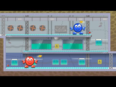 Red and Blue Balls 3 - All Levels Walkthrough Video