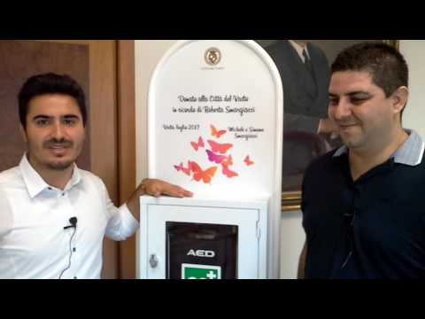 I fratelli Smargiassi donano due defibrillatori al Comune di Vasto