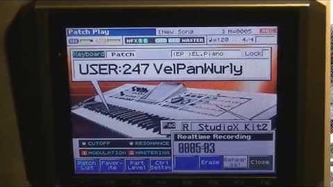 Fantom X The difference between Patch & Perfromance Mode