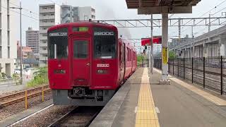 久大本線普通列車(日田行き、キハ220系)・久留米駅を出発