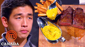 Eric Chong's Steak Frites with Béarnaise Sauce Dish | MasterChef Canada | MasterChef World