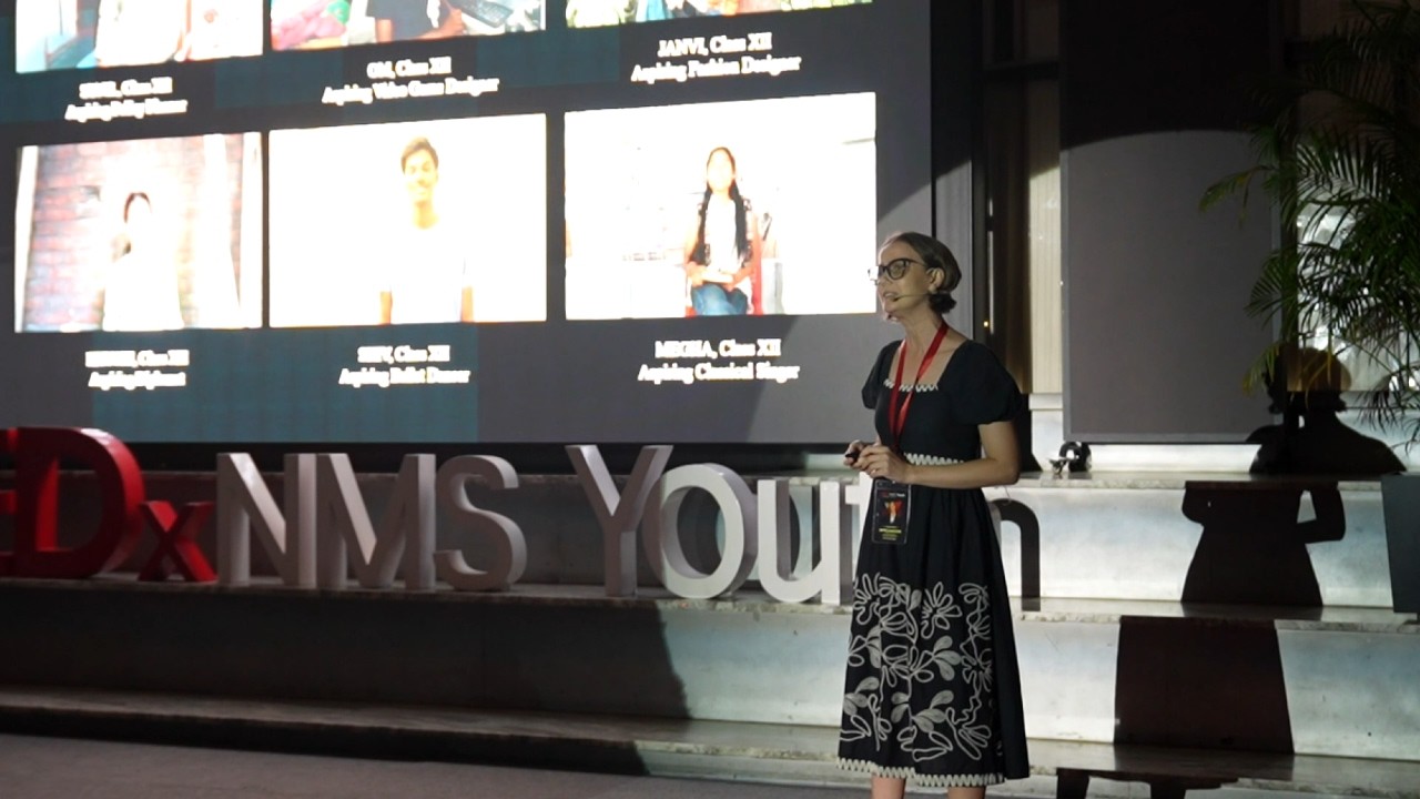 Roots In The Spreadsheets. Wings In The Ballet Feet | Anastassiya Savchenko | TEDxNMS Youth