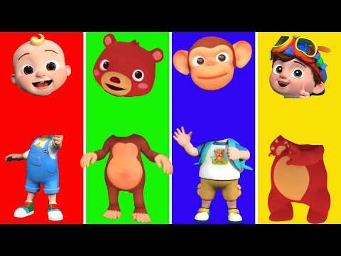 Cocomelon | Match The Head | Video For Kids