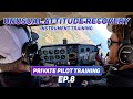 Student pilot in simulated imc very important flight training