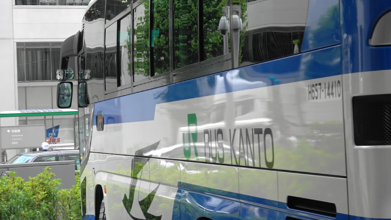 2017 高速バス JRバス 水戸→赤塚経由→東京 4K版