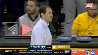West Virginia vs No. 8 Baylor Men's Basketball Highlights