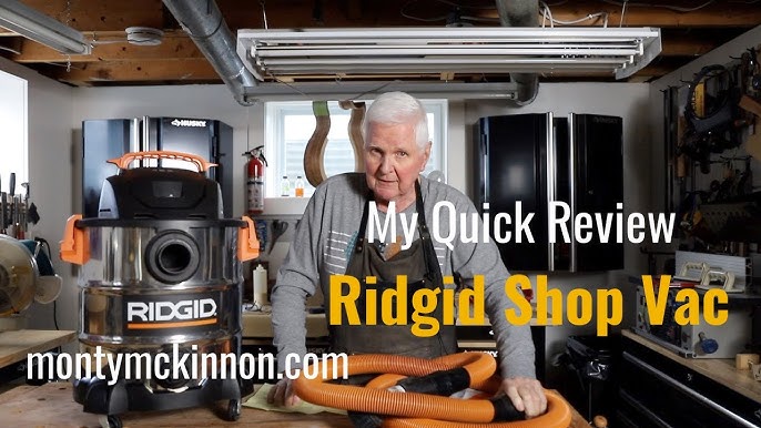 RIDGID 16 gallon Stainless Steel Shop Vac Review – ToolRev