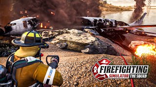 Flugzeug-Absturz führt zu Großbrand | Firefighting Simulator #8 | Feuerwehr Simulator - The Squad