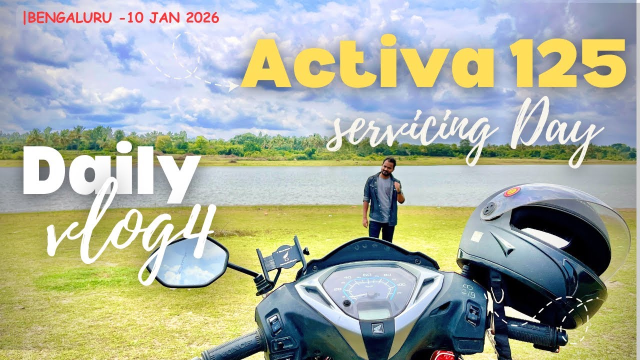 Vlog4 | Activa 125 Service at Anand Honda Bengaluru | Before After servicing video| eko movie 