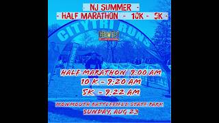 NJ Summer Half Marathon, 10K, 5K Races @ Battlefield Park