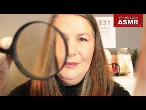ASMR Doctor Roleplay  | Facial Skin Exam | Typing | Follow the Light |  ASMR Deutsch/German
